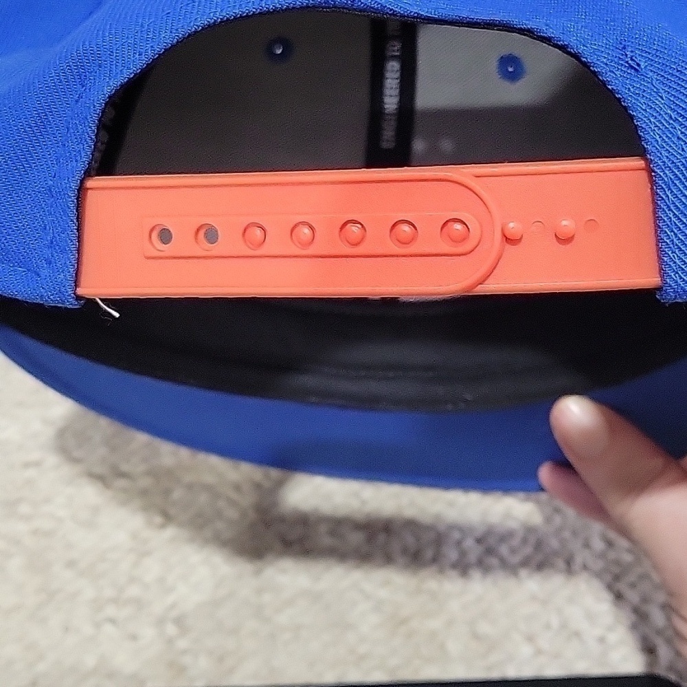 Vintage Nike True Gary Payton gp20 blue & orange snapback hat.  OSFM - Picture 7 of 8
